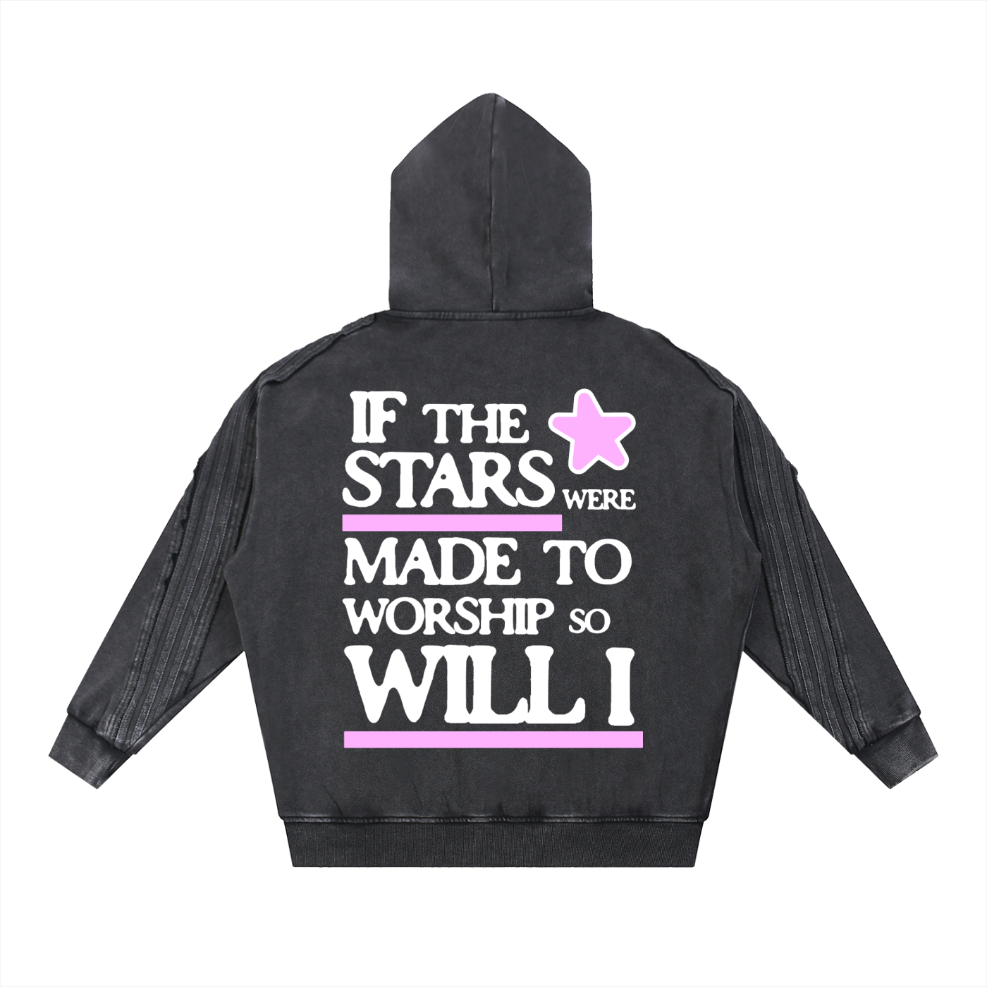 STARS (PINK HOODIE)